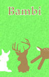 Bambi minimal movie poster