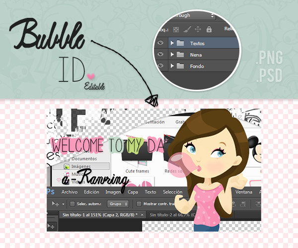 ID Bubble .psd