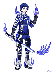 Priam, Blue Fire of Reflection by hastezero