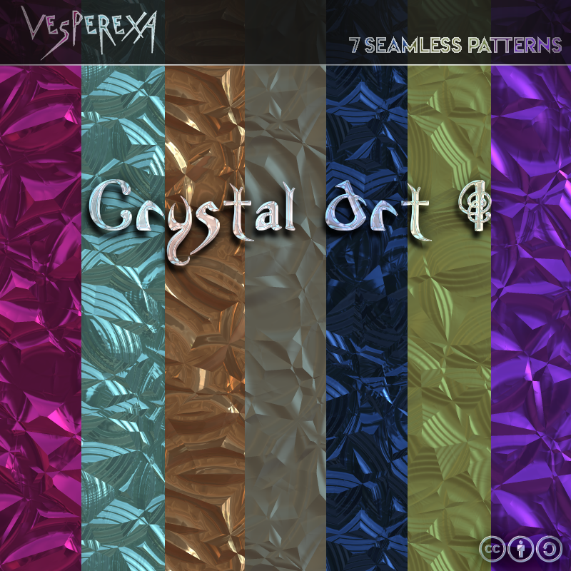 Crystal Art Patterns 1 by Vesperexa on DeviantArt
