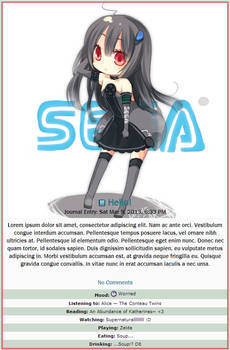 Sega Chibi Journal Skin