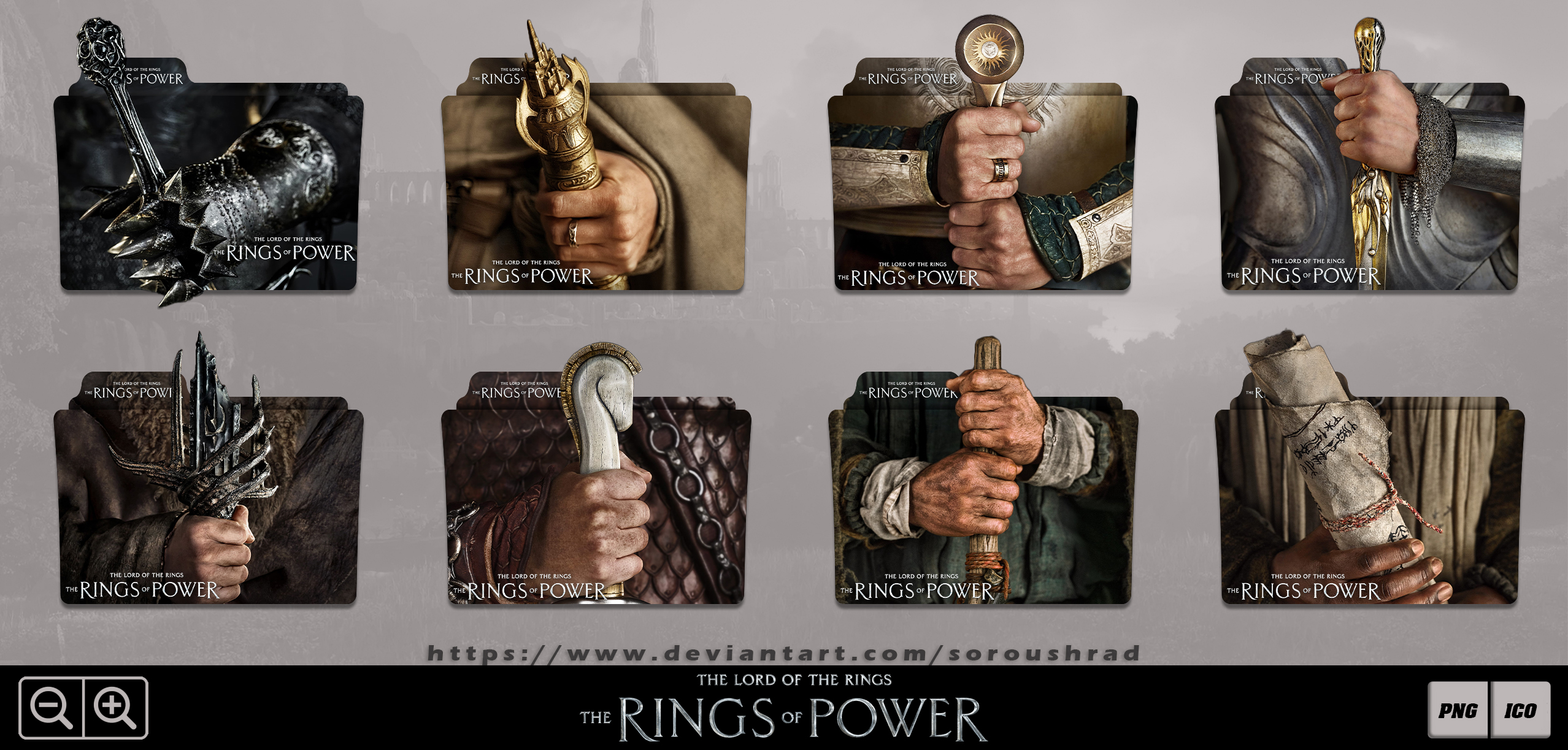 The Lord of the Rings: The Rings of Power V1 by soroushrad on DeviantArt