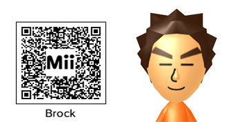Brock Pokemon Mii Qr Code With Preview Image By Artisticjiggy64 On