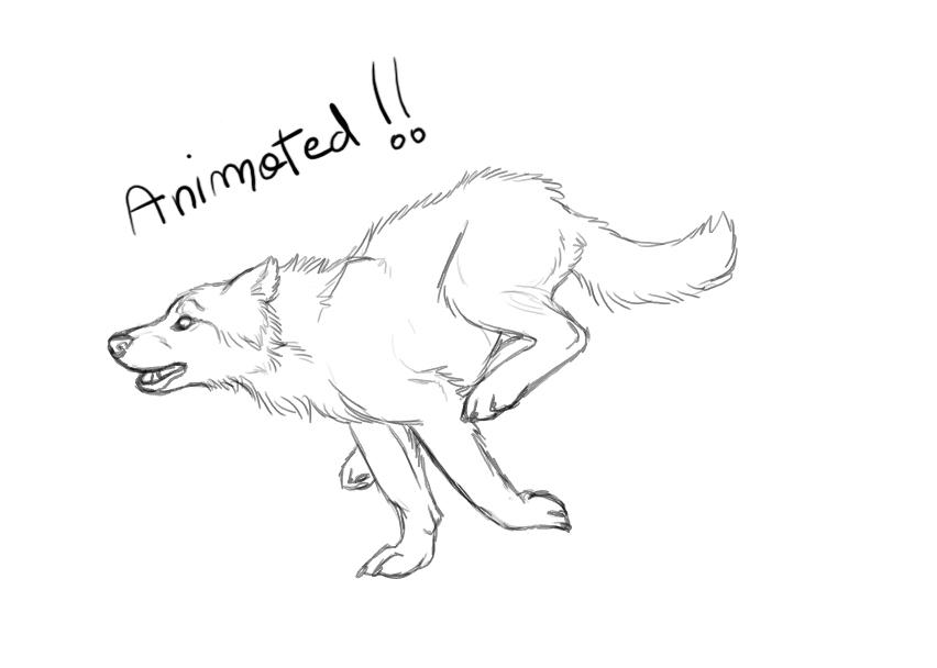 Running Wolf Animation By Makangeni On Deviantart