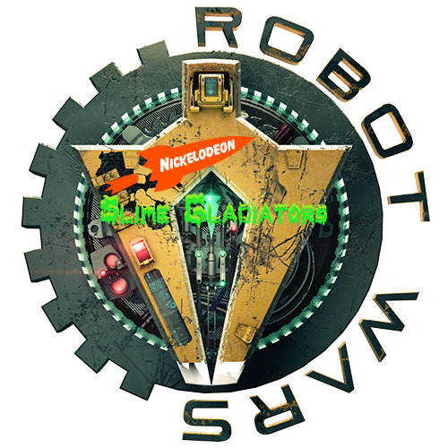 Nickelodeon's Robot Wars Slime Gladiators Logo