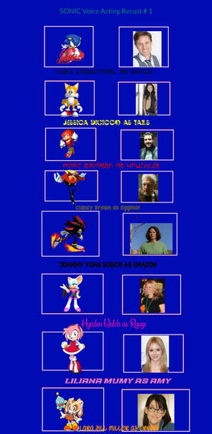 Sonic Voice Cast Recasting # 1