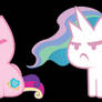 Indignant Pony Princesses