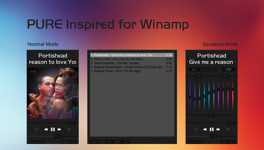 Pure Inspired for Winamp