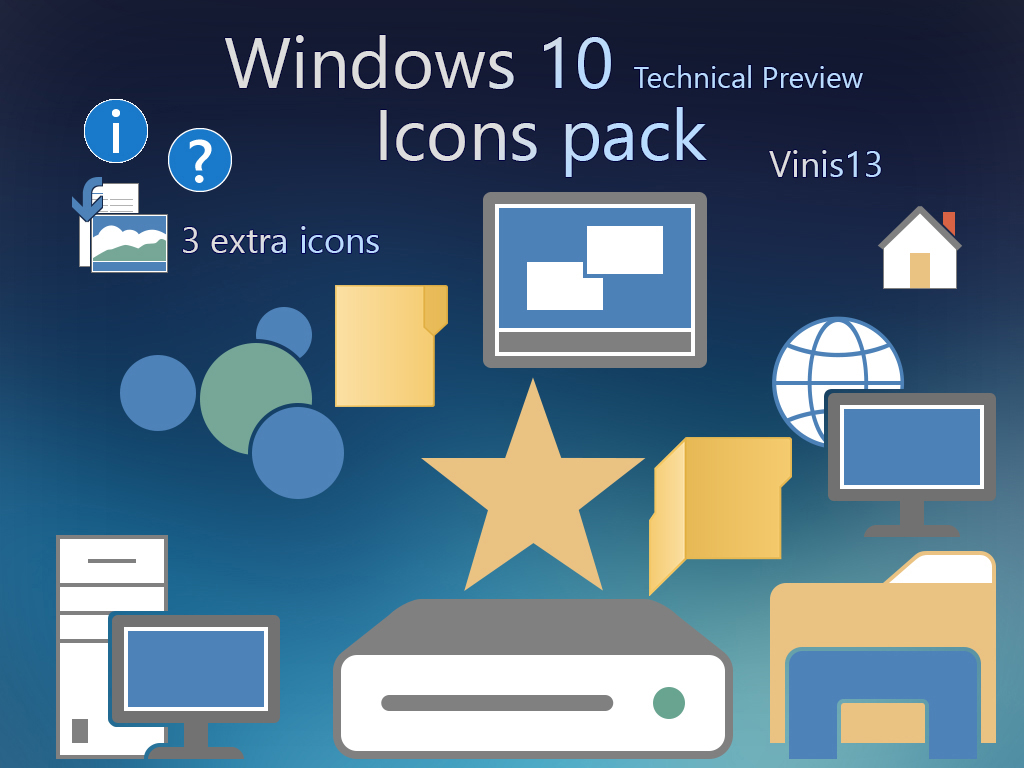 Desktop Icons Pack Windows 10