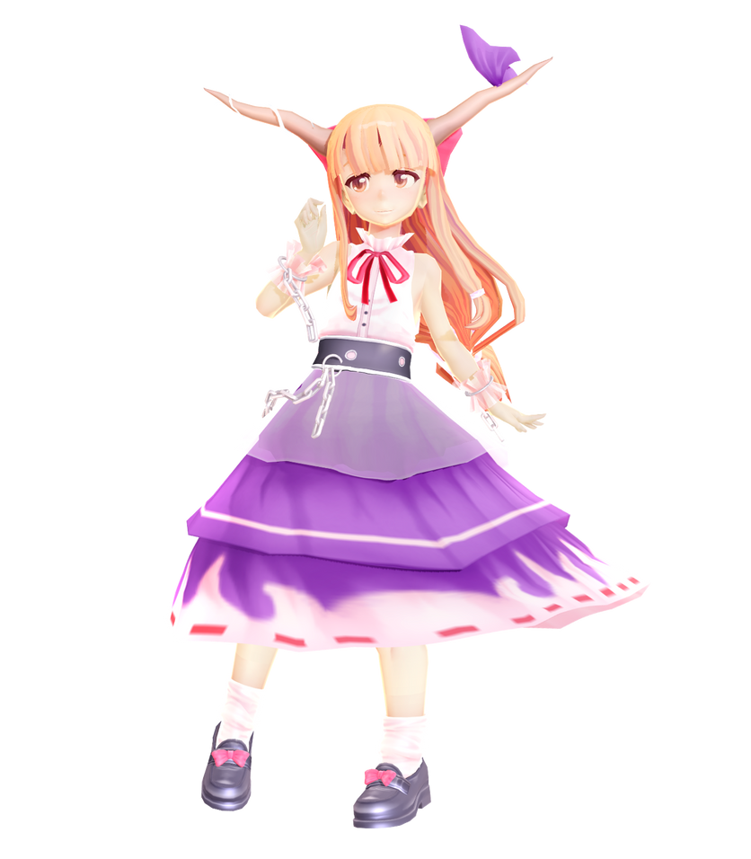 MMD Touhou - Montecore styled Suika Ibuki DL by OrientalCrimsonMMD on ...