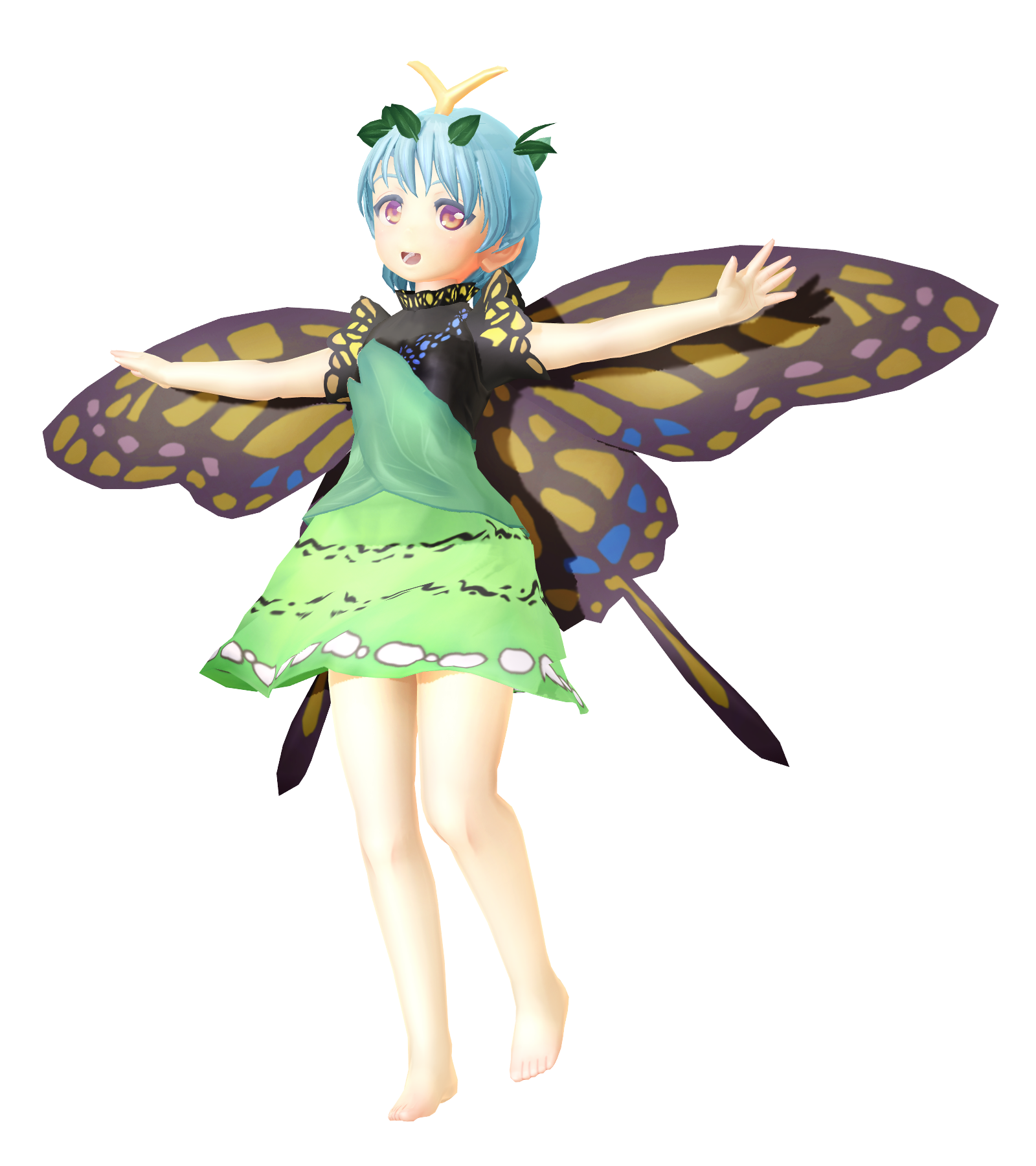 MMD Touhou - Montecore Styled Larva Eternity DL