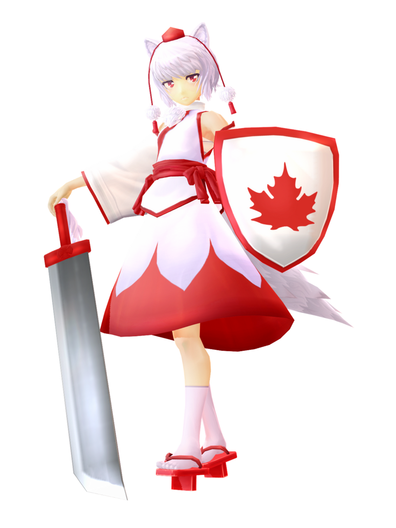 Mmd Touhou Montecore Styled Momiji Inubashiri Dl By Orientalcrimsonmmd On Deviantart