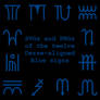 Extended Zodiac Vectors - Dersite Blue signs
