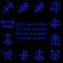 Extended Zodiac Vectors - Dersite Indigo signs