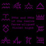 Extended Zodiac Vectors - Dersite Violet signs