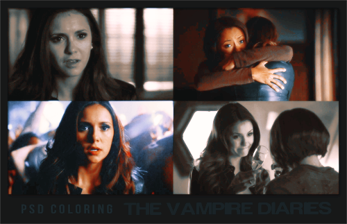 PSD coloring THE VAMPIRE DIARIES by ju23bel on DeviantArt