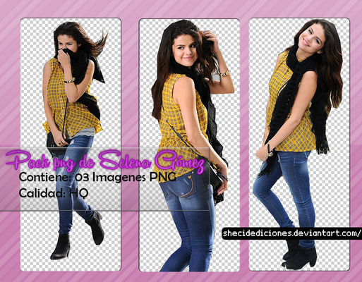 Pack PNG de Selena