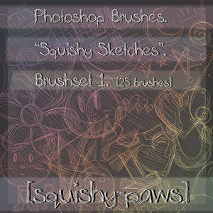 SQUISHY SCRIBBLES brush set 1