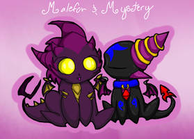 Malefor and Mystery (Chibi)