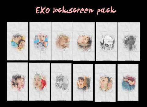 Exo lockscreen pack 12pic