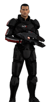 Commander Shepard Render