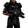 Commander Shepard Render