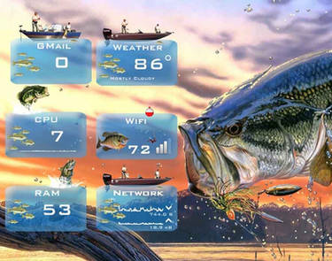 Outdoor Living - Fishing - for Rainmeter 1.0