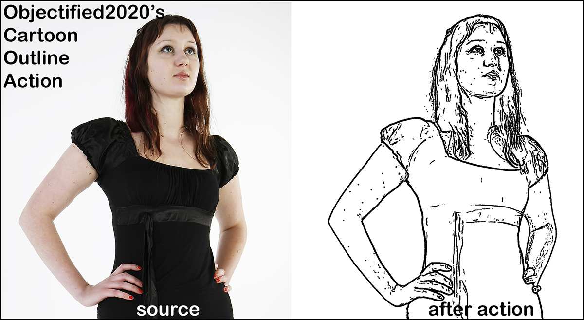 Objectified2020 Cartoon Outline Photoshop Action by Objectified2020 on DeviantArt Objectified2020 Cartoon Outline Photoshop Action by Objectified2020 on DeviantArt