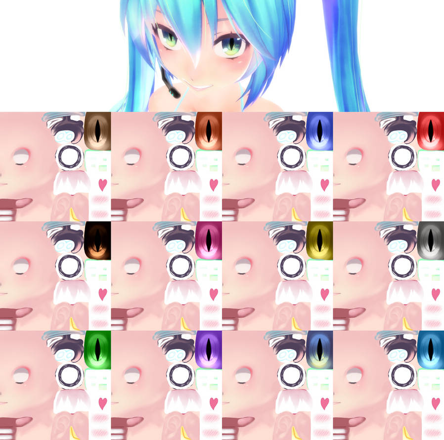 Mmd tda face. Mmd волосы. Typo artist. Fav me. Pmx.