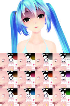 12+ TDA Yandere Face Texture