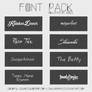 04 font pack collected by Zaula