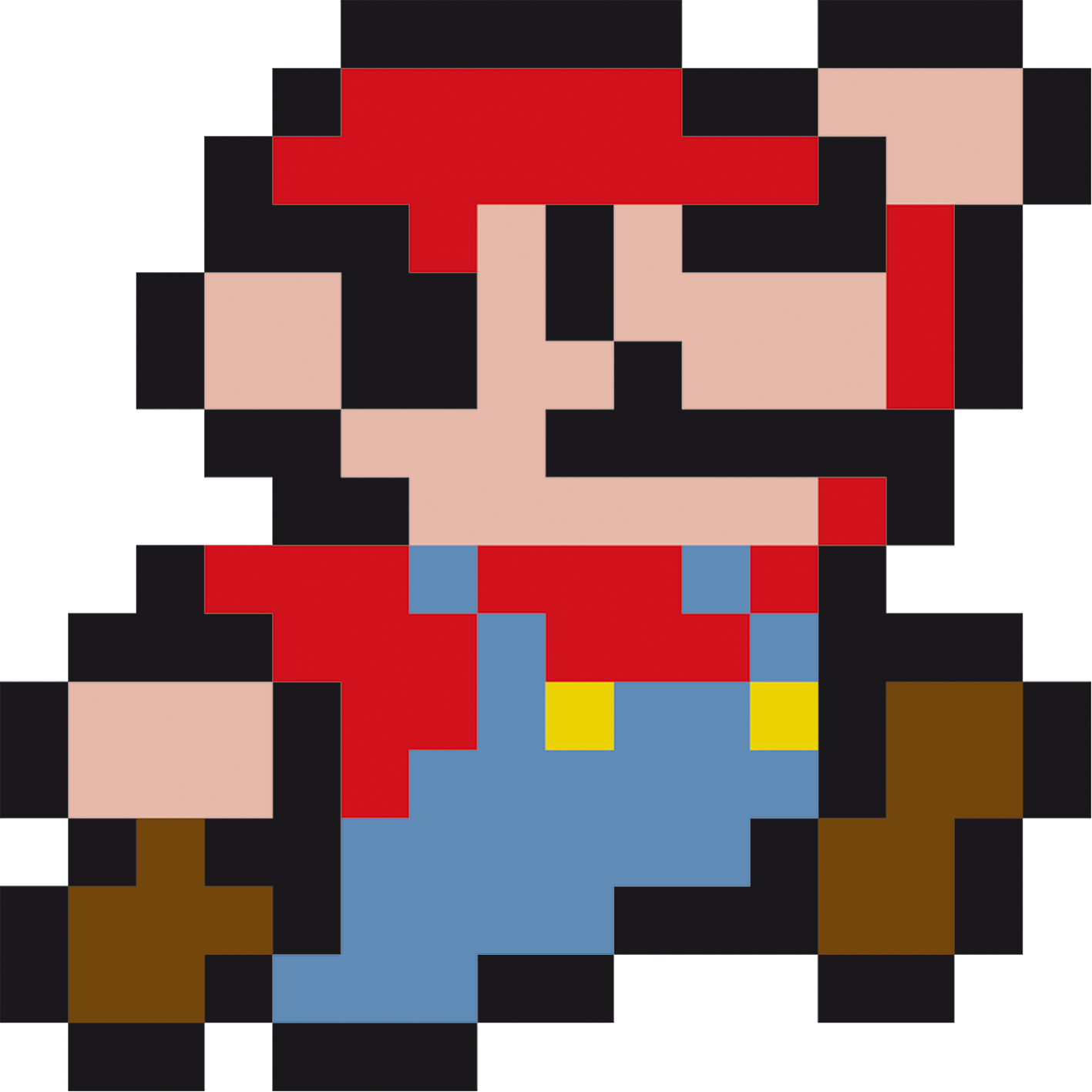 mario jumping pixel art grid Mario sprite pixel jump super project ...