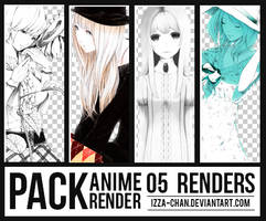 || PACK #008 || 05 Renders Anime ||
