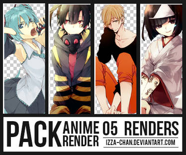 || PACK #012 || 05 Renders Anime ||