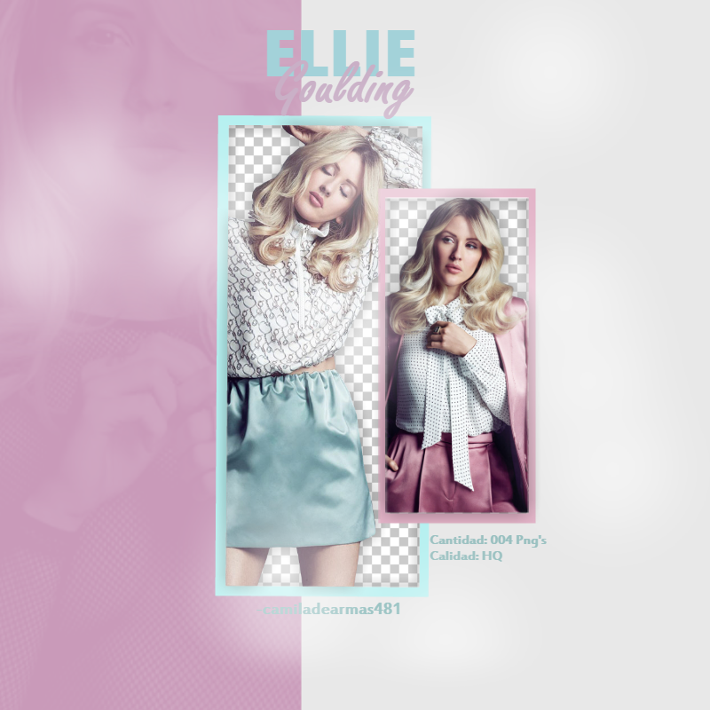 Pack Png 104 - Ellie Goulding