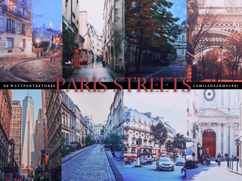 PARIS STREETS - Wattpad Textures