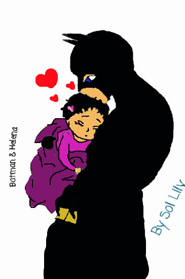 Batman y Helena Wayne by Violeta-Selina on DeviantArt