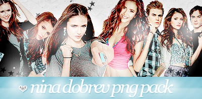 Nina Dobrev png pack