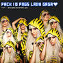 Pack 10 PNGs Lady Gaga