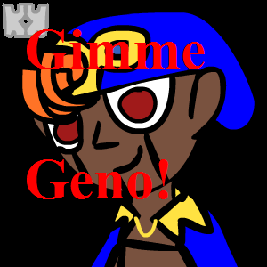 SMRPG dress up: Geno