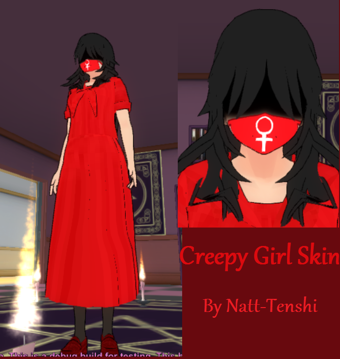 Yandere Sim Creepy Girl Skin