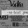 Vodka-inspired text PNG files