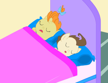 Sleeping Pound and Pumpkin Cake
