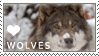 Wolf Love Stamp by cloudrat