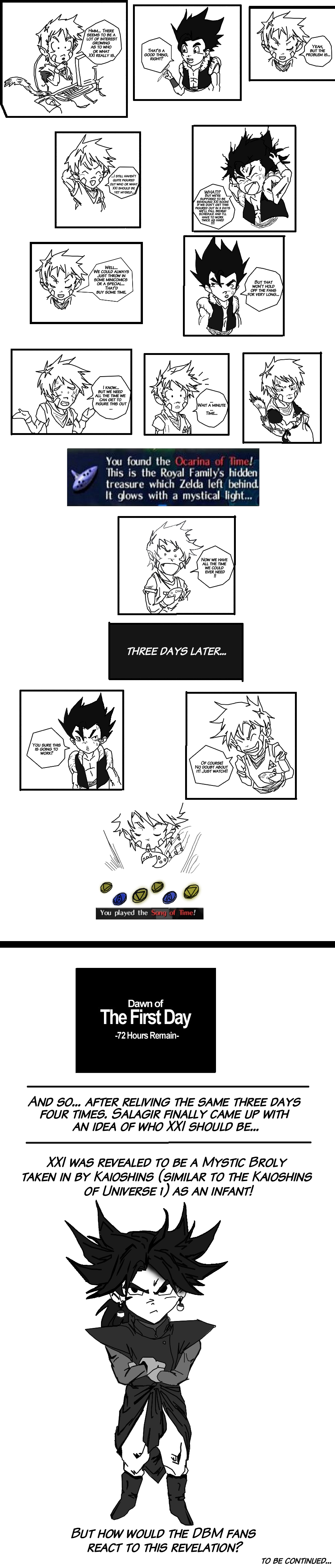 XXI DBM Minicomic Page 1 (PSD: Editable English)