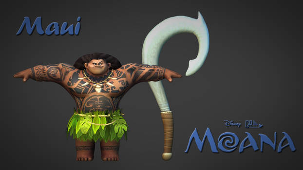 [3D Model] Maui Model From Moana Download
