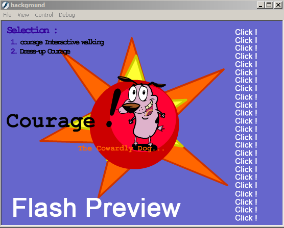 Courage flash games