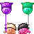 Twin highfive balloons by MixedMilkChOcOlate