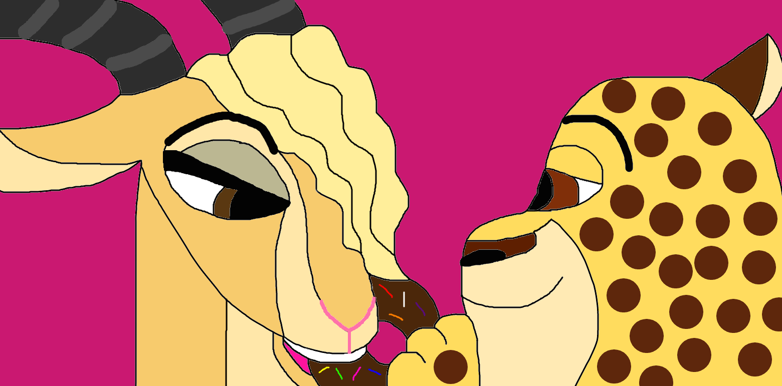 Gazelle X Clawhauser by FurryJori on DeviantArt