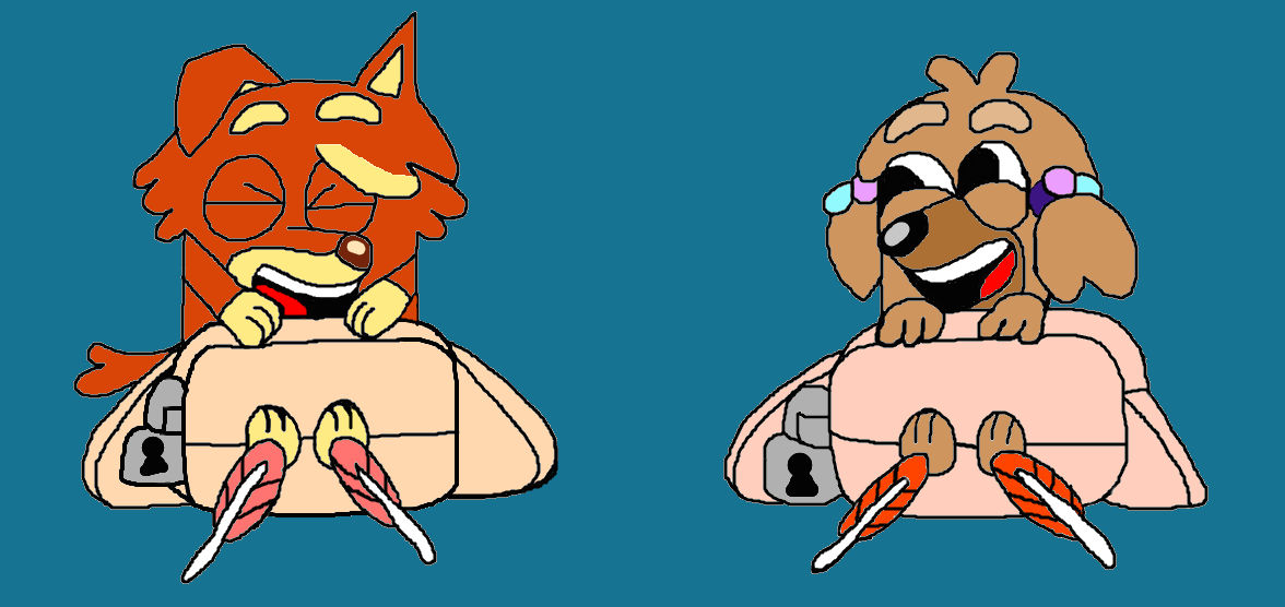 Dusty And Missy Tickled by FurryJori on DeviantArt